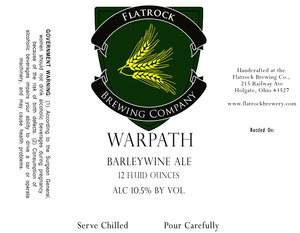 Warpath Barleywine Ale November 2013