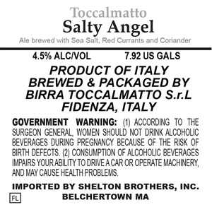 Toccalmatto Salty Angel