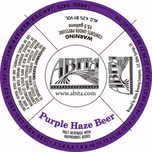 Abita Purple Haze Beer November 2013