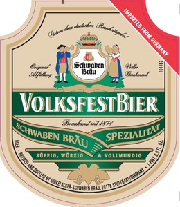 Schwaben Brau Volksfest Bier 