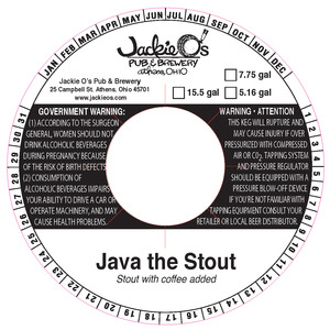 Jackie O's Java The Stout November 2013