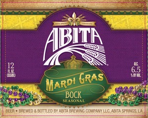 Abita Mardi Gras Bock Seasonal November 2013