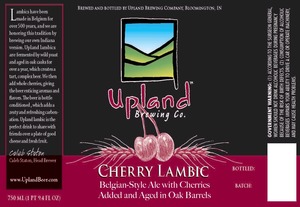 Upland Brewing Company, Inc. Cherry Lambic