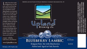 Upland Brewing Company, Inc. Blueberry Lambic