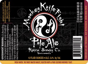 Rubicon Brewing Company Monkey Knife Fight