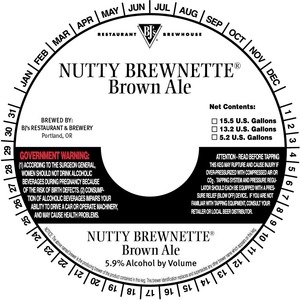Bj's Restaurant & Brewery Nutty Brewnette November 2013