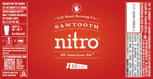 Left Hand Brewing Company Sawtooth Nitro November 2013