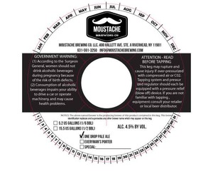 Moustache Brewing Co. One Drop Pale Ale November 2013