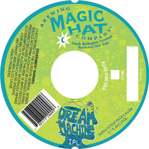 Magic Hat Dream Machine November 2013