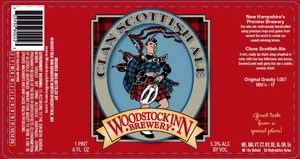 Woodstock Inn Brewery Clan Scottish Ale November 2013