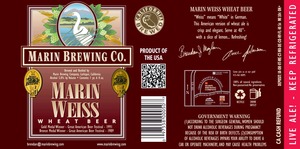 Marin Brewingcompany Marin Weiss Wheat Beer