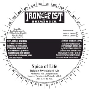 Iron Fist Spice Of Life