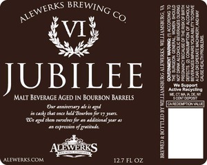 Alewerks Brewing Company Jubilee