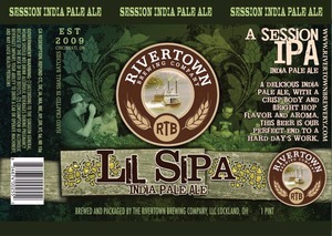 The Rivertown Brewing Company, LLC Lil Sipa November 2013
