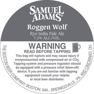 Samuel Adams Roggen Wolf November 2013