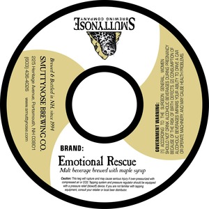 Smuttynose Brewing Co. Emotional Rescue