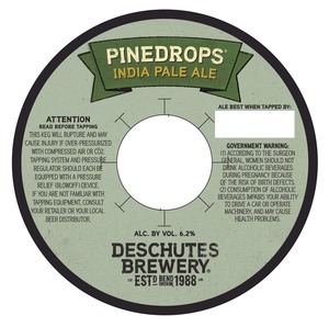 Deschutes Brewery Pinedrops November 2013