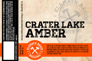 Klamath Basin Brewing Co. Crater Lake Amber November 2013