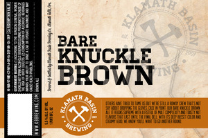 Klamath Basin Brewing Co. Bare Knuckle Brown November 2013