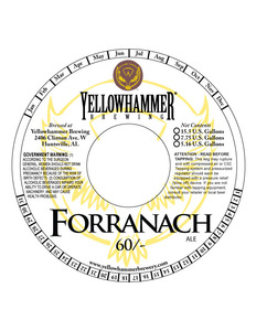 Yellowhammer Brewing Forranach 60