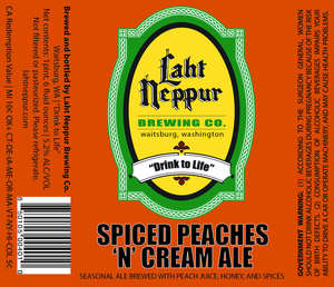 Laht Neppur Brewing Co. Spiced Peaches 'n' Cream Ale