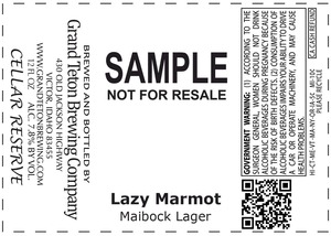 Grand Teton Brewing Company Lazy Marmot