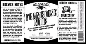 Framboise Noir Hidden Barrel Collection November 2013