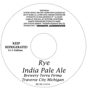 Rye India Pale Ale November 2013