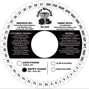 Cobra Brewing Company Hoppy Dazed IPA - Pale Ale