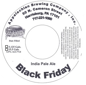 Appalachian Brewing Co Black Friday