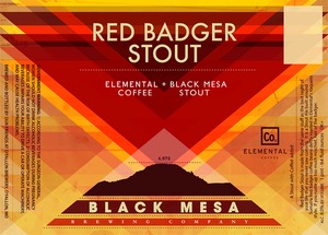Black Mesa Red Badger Stout