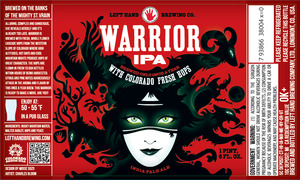 Left Hand Brewing Company Warrior November 2013