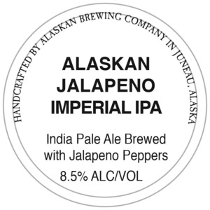 Alaskan Jalapeno Imperial IPA November 2013