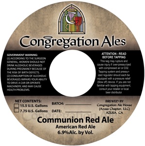 Congregation Ales Communion Red Ale