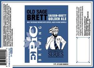 Epic Brewing Company Old Sage Brett