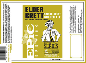 Epic Brewing Company Elder Brett