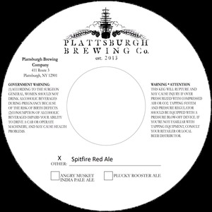 Plattsburgh Brewing Co Spitfire