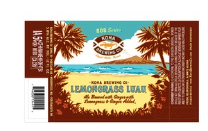 Kona Brewing Co. Lemongrass Luau