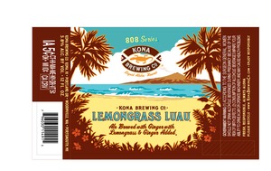 Kona Brewing Co. Lemongrass Luau December 2013