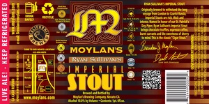 Moylan's Brewing Company Ryan Sullivan's Imperial Stout November 2013