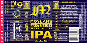 Moylan's Brewing Company Moylander Double IPA Ale November 2013