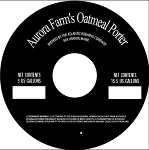 Aurora Farm's Oatmeal Porter 