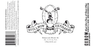 Oxbow Brewing Company Stillbow Oxtisanal