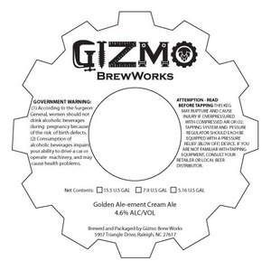 Gizmo Brew Works Golden Ale-ement