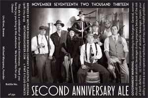 Second Anniversary Ale 