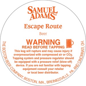 Samuel Adams Escape Route November 2013