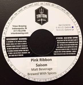 Triton Brewing Pink Ribbon Saison