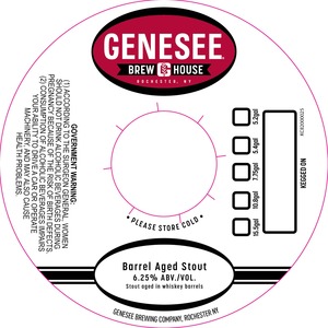 Genesee Barrel Aged Stout November 2013