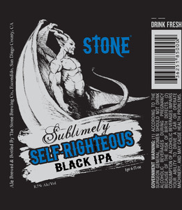 Stone Sublimely Self-righteous 