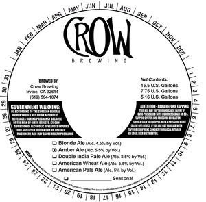 Crow Brewing Amber